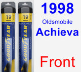 Front Wiper Blade Pack for 1998 Oldsmobile Achieva - Assurance