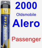 Passenger Wiper Blade for 2000 Oldsmobile Alero - Assurance