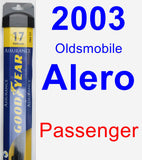 Passenger Wiper Blade for 2003 Oldsmobile Alero - Assurance