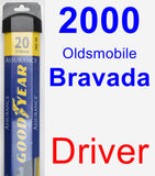 Driver Wiper Blade for 2000 Oldsmobile Bravada - Assurance