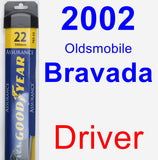 Driver Wiper Blade for 2002 Oldsmobile Bravada - Assurance