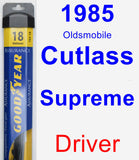 Driver Wiper Blade for 1985 Oldsmobile Cutlass Supreme - Assurance