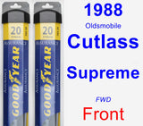 Front Wiper Blade Pack for 1988 Oldsmobile Cutlass Supreme - Assurance