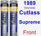 Front Wiper Blade Pack for 1989 Oldsmobile Cutlass Supreme - Assurance