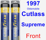 Front Wiper Blade Pack for 1997 Oldsmobile Cutlass Supreme - Assurance