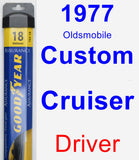 Driver Wiper Blade for 1977 Oldsmobile Custom Cruiser - Assurance