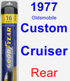 Rear Wiper Blade for 1977 Oldsmobile Custom Cruiser - Assurance