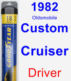 Driver Wiper Blade for 1982 Oldsmobile Custom Cruiser - Assurance