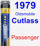 Passenger Wiper Blade for 1979 Oldsmobile Cutlass - Assurance