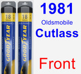 Front Wiper Blade Pack for 1981 Oldsmobile Cutlass - Assurance