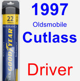 Driver Wiper Blade for 1997 Oldsmobile Cutlass - Assurance