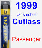 Passenger Wiper Blade for 1999 Oldsmobile Cutlass - Assurance