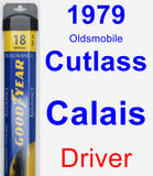 Driver Wiper Blade for 1979 Oldsmobile Cutlass Calais - Assurance