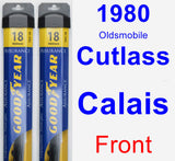 Front Wiper Blade Pack for 1980 Oldsmobile Cutlass Calais - Assurance