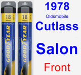 Front Wiper Blade Pack for 1978 Oldsmobile Cutlass Salon - Assurance