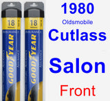 Front Wiper Blade Pack for 1980 Oldsmobile Cutlass Salon - Assurance