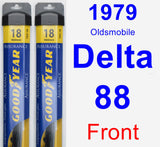 Front Wiper Blade Pack for 1979 Oldsmobile Delta 88 - Assurance