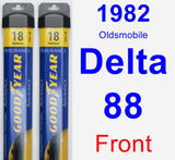 Front Wiper Blade Pack for 1982 Oldsmobile Delta 88 - Assurance