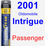 Passenger Wiper Blade for 2001 Oldsmobile Intrigue - Assurance