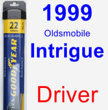 Driver Wiper Blade for 1999 Oldsmobile Intrigue - Assurance