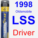 Driver Wiper Blade for 1998 Oldsmobile LSS - Assurance