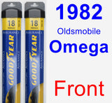 Front Wiper Blade Pack for 1982 Oldsmobile Omega - Assurance