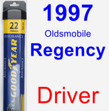 Driver Wiper Blade for 1997 Oldsmobile Regency - Assurance