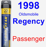 Passenger Wiper Blade for 1998 Oldsmobile Regency - Assurance