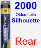 Rear Wiper Blade for 2000 Oldsmobile Silhouette - Assurance