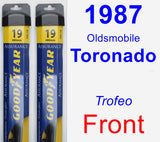 Front Wiper Blade Pack for 1987 Oldsmobile Toronado - Assurance