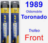 Front Wiper Blade Pack for 1989 Oldsmobile Toronado - Assurance