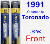 Front Wiper Blade Pack for 1991 Oldsmobile Toronado - Assurance