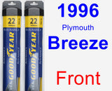 Front Wiper Blade Pack for 1996 Plymouth Breeze - Assurance