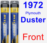 Front Wiper Blade Pack for 1972 Plymouth Duster - Assurance