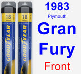 Front Wiper Blade Pack for 1983 Plymouth Gran Fury - Assurance