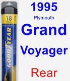 Rear Wiper Blade for 1995 Plymouth Grand Voyager - Assurance