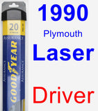 Driver Wiper Blade for 1990 Plymouth Laser - Assurance