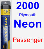 Passenger Wiper Blade for 2000 Plymouth Neon - Assurance