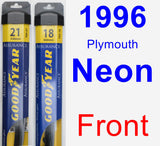 Front Wiper Blade Pack for 1996 Plymouth Neon - Assurance