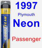 Passenger Wiper Blade for 1997 Plymouth Neon - Assurance