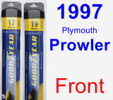 Front Wiper Blade Pack for 1997 Plymouth Prowler - Assurance