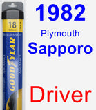 Driver Wiper Blade for 1982 Plymouth Sapporo - Assurance