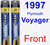 Front Wiper Blade Pack for 1997 Plymouth Voyager - Assurance