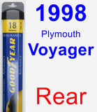 Rear Wiper Blade for 1998 Plymouth Voyager - Assurance