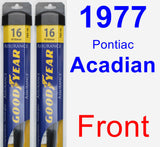 Front Wiper Blade Pack for 1977 Pontiac Acadian - Assurance