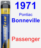 Passenger Wiper Blade for 1971 Pontiac Bonneville - Assurance