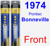 Front Wiper Blade Pack for 1974 Pontiac Bonneville - Assurance