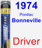 Driver Wiper Blade for 1974 Pontiac Bonneville - Assurance