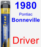 Driver Wiper Blade for 1980 Pontiac Bonneville - Assurance