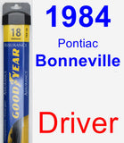 Driver Wiper Blade for 1984 Pontiac Bonneville - Assurance